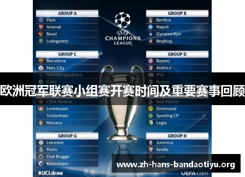 欧洲冠军联赛小组赛开赛时间及重要赛事回顾 欧洲冠军联赛小组赛开赛时间及重要赛事回顾